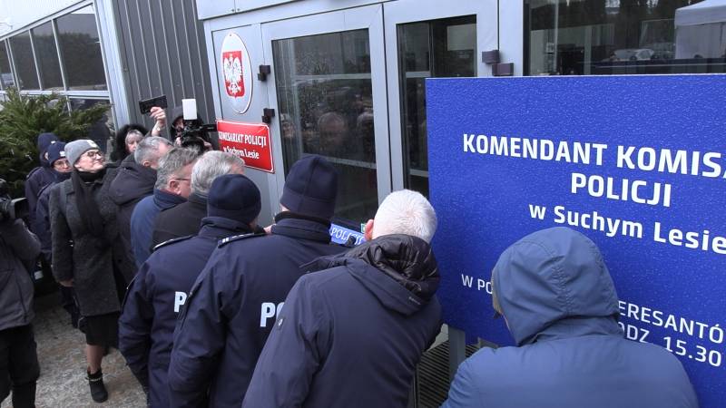 NOWY KOMISARIAT W SUCHYM LESIE